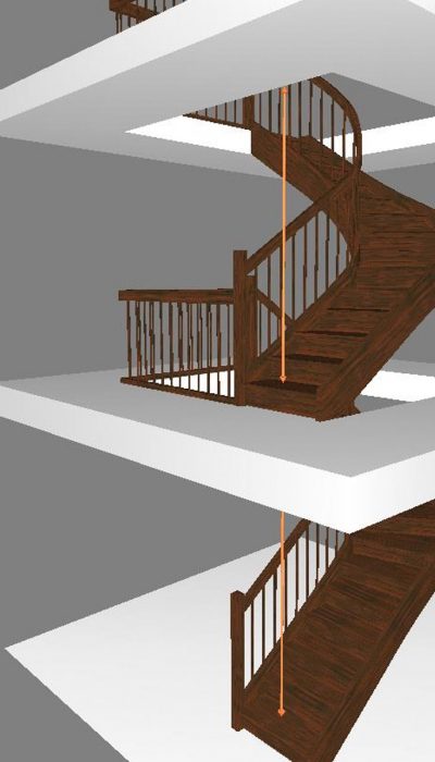 Designing the stairs