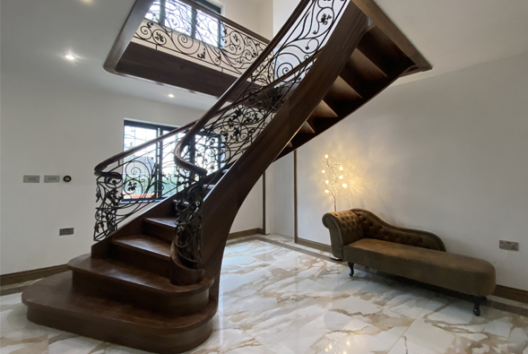 You won`t find another house with a staircase the same as yours